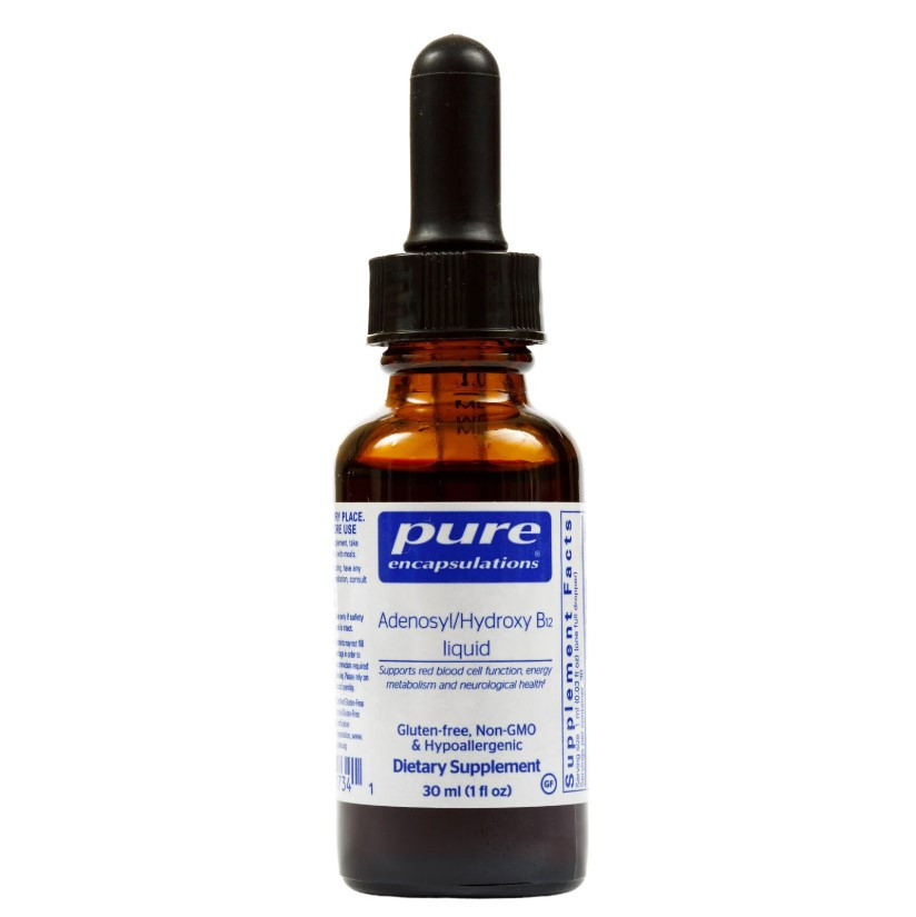 Pure Encapsulations Adenosyl/Hydroxy B12 / Б12 Аденозил - Гідроксикобаламін 30 мл