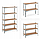 Стелаж FunFit 180 х 270 х 40см, 175кг/полиця, 5 полиць для будинку офісу, фото 3