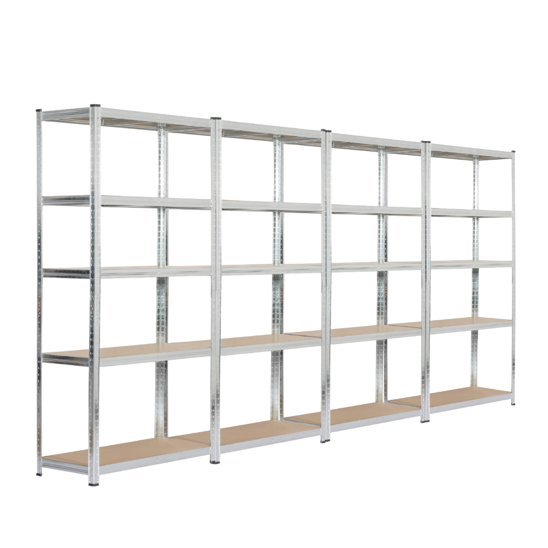 Стійкий стелаж LEOBRO 180 х 360 х 40 см, 175кг/полиця, 5 полиць (LB-R175-GALX4)