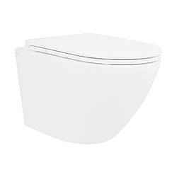 Унітаз підвісний Qtap Robin безобідковий з сідінням Soft-close QT1333046ENRW