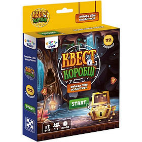 Настільна гра "Квест у коробці Відеогра" Vladi Toys VT5902-03 інструкція 12 карток з завданнями, Toyman