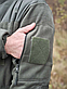 Кофта Тактична Фліс Олива 300 г/м2 з плащівкою, 4 кармани, 40, фото 4