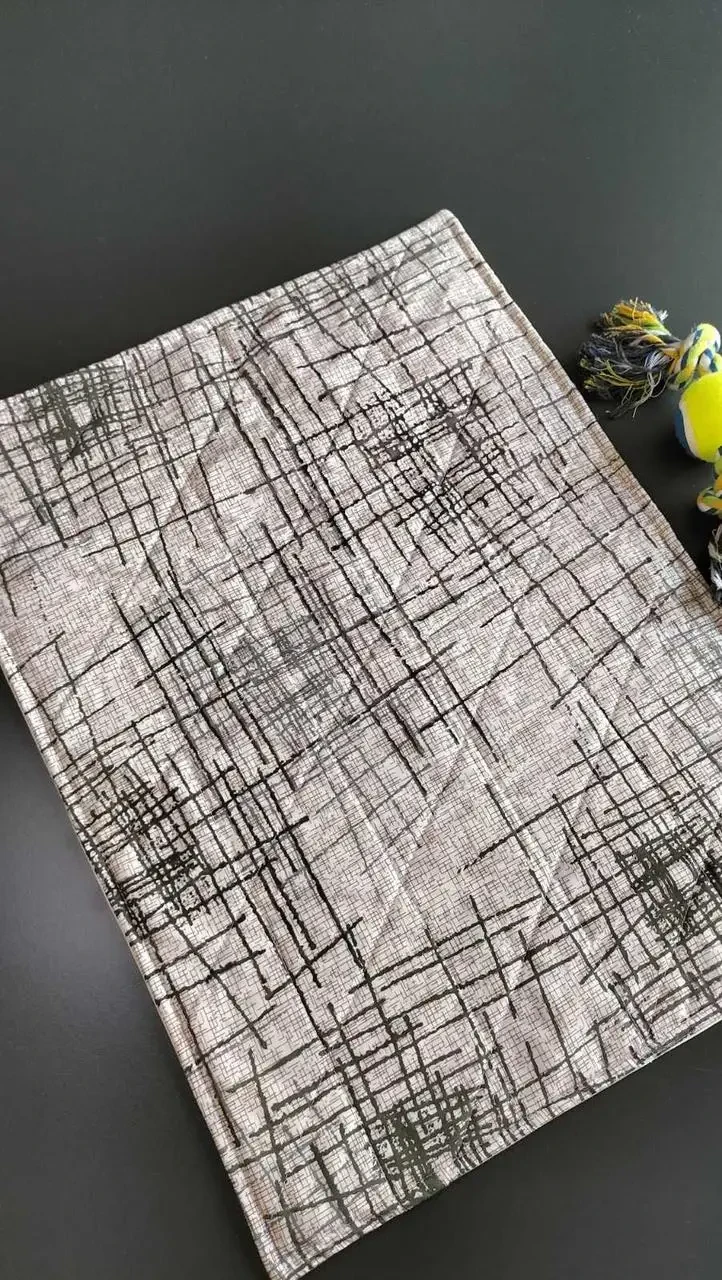 Пелюшка багаторазова для тварин S 30х45 см Абстракція біла