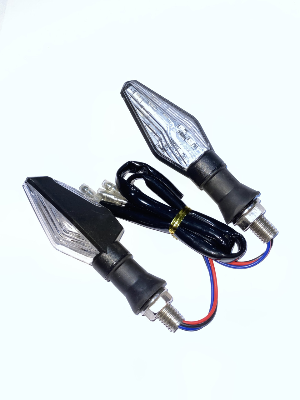 Повороти світлодіодні (пара) стрілоподібні (чорні, прозорі) MONSTER ENERGY