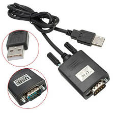 Кабель перехідник USB - RS232 DB9 PL2303+MAX3243C, 0.8м, фото 3