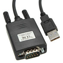 Кабель перехідник USB - RS232 DB9 PL2303+MAX3243C, 0.8м, фото 6