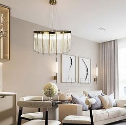 Люстра кільце Ø 60 см C 16-600 AB