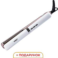 Випрямляч для волосся професійний VGR щипці для випрямлення волосся 5 режимів температури, для локонів Lugi