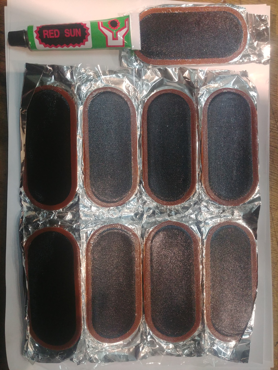 Ремкомплект камери (9 латок, клей) YAT