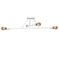 Люстра підвісна MSK Electric Asket під чотири лампи Е27 NL 10320-4 WH біла
