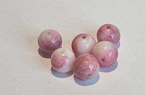 Намистини для біжутерії 10 мм круглі скляні  1 шт  Бусины для бижутерии стекло