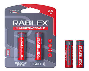 Акумулятор Rablex HR6/AA Ni-MH 600 mAh 1.2V 1 шт.