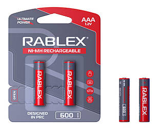 Акумулятор Rablex HR3/AAA Ni-MH 600 mAh 1.2V 1 шт.