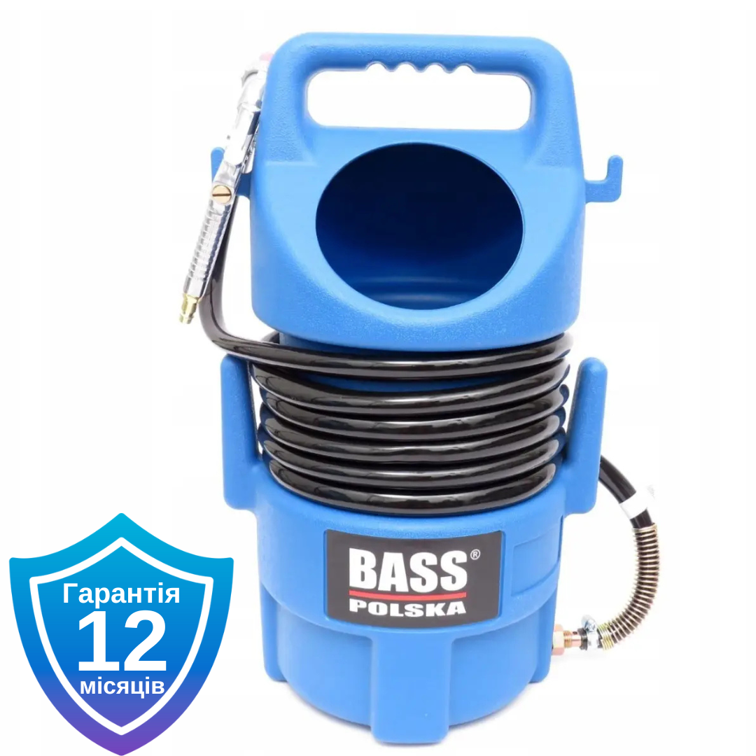 Портативний пневматичний сифонний піскоструминний апарат Bass Polska 4259 10 л