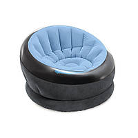 Надувне крісло Intex 68582 (112х109х69 см) (Блакитне)