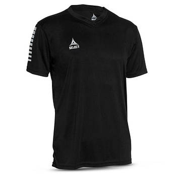 Дитяча футболка Select Pisa player shirt S/S Black 600056, Чорний, Розмір (EU) — 140cm
