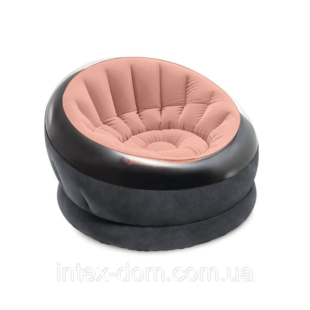 Надувне крісло Intex 68582 (112х109х69 см) (Рожеве)