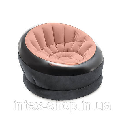 Надувне крісло Intex 68582 (112х109х69 см) (Рожеве), фото 1