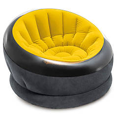 Надувне крісло Intex 68582 (112х109х69 см) (Жовте)
