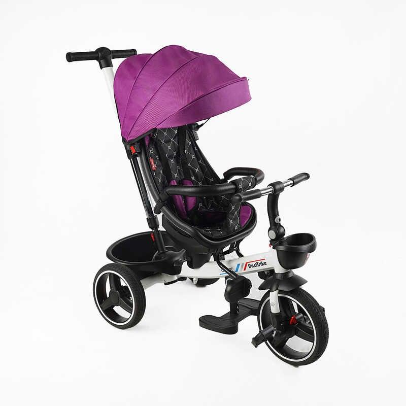Дитячий триколісний велосипед з батьківською ручкою BestTrike "Oscar" 6390 — 17-502, поворотне сидіння