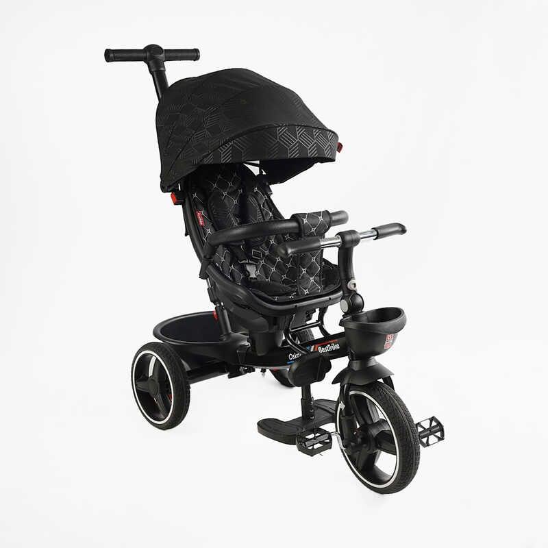 Дитячий триколісний велосипед з батьківською ручкою BestTrike "Oscar" 6390 — 26-302, поворотне сидіння,