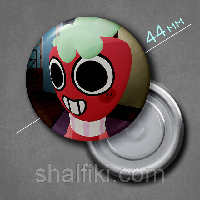 "Спраут (У Світі Денді / Dendys World)" магніт круглий Ø44 мм, фото 1