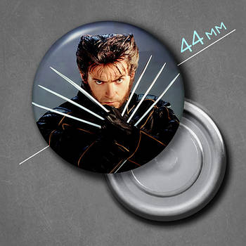 "Логан (Люди Ікс / X-Men Origins: Wolverine)" магніт круглий Ø44 мм