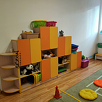 Стінка дитяча з 5 елементів у дитячий садок, школу ST-060-1