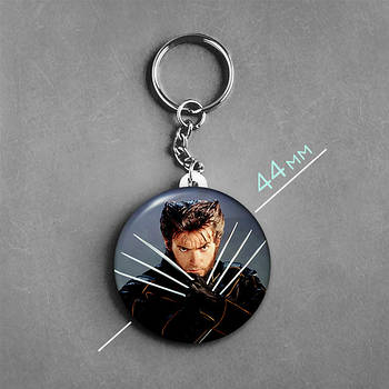 "Логан (Люди Ікс / X-Men Origins: Wolverine)" брелок круглий Ø44 мм