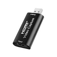 Картка відеозахоплення зовнішня, портативна, USB, HDMI, 1080p