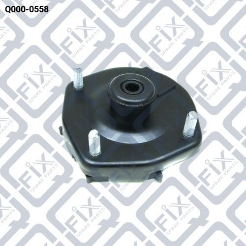 Опора заднього амортизатора, ліва Q-FIX Q000-0558 MAZDA 323 1998-2004 B25D-28-390A, B25D-28-390B