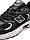 Чоловічі кросівки шкіряні сітка New Balance 530 Black White Premium, кеди Нью Беланс чорні. Чоловіче взуття, фото 8
