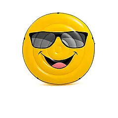 Пляжний надувний матрац Intex 57254 «Смайл», 173 х 27 см