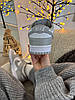 Жіночі чоловічі кросівки Nike SB Dunk Low Retro Gray White кеди Найк СБ Данк Лоу сірі низькі шкіряні весна осінь, фото 9