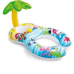 Надувне коло Intex 56590 «Мама та дитина»,  з трусиками, 117 х 75 см