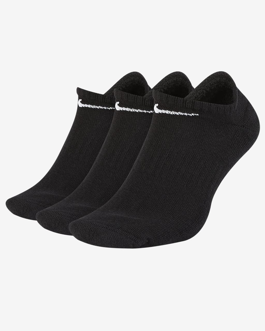Шкарпетки Nike U NK EVERYDAY CUSH NS 3PR чорний Уні 34-38, фото 1