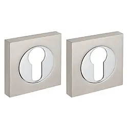 Накладка під  циліндр  Fuaro ET KM 52 SN-CP 3  матовий нікель-хром