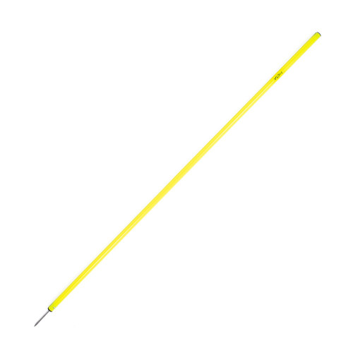 Шест тренувальний з пікою Meta Slalom Pole Simple Spike жовтий Уні 180 см