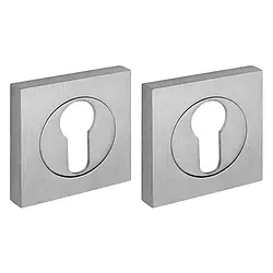 Накладка під циліндр Fuaro ET KM 52 SSC 16 сатинований хром