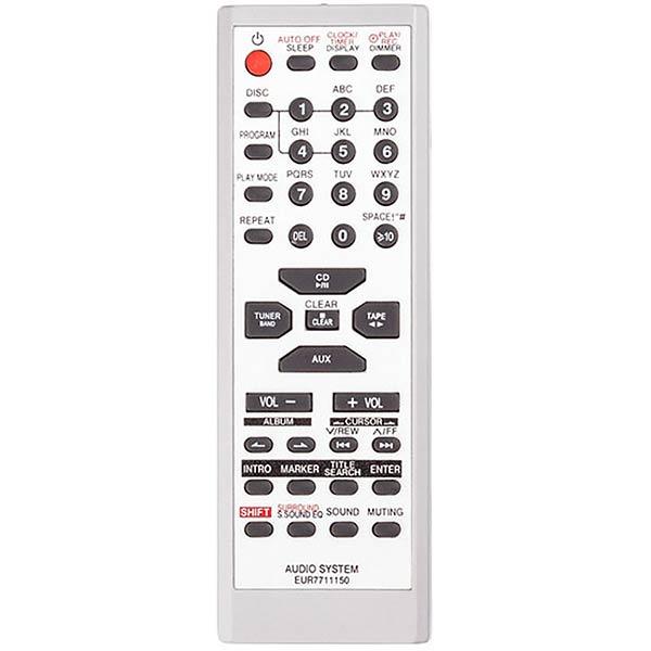 Пульт дистанційного керування для музикального центра Panasonic EUR7711150