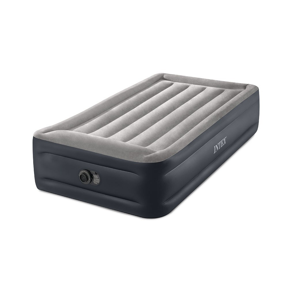 Intex 64132 надувне ліжко Deluxe Pillow Rest Raised Bed (191х99х42 см) з вбудованим електронасосом