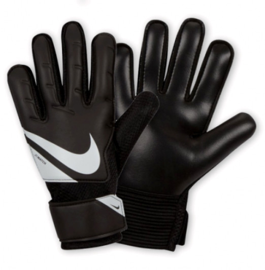 Воротарські рукавиці Nike NK GK MATCH JR - HO23 чорний, білий Діт 4, фото 1