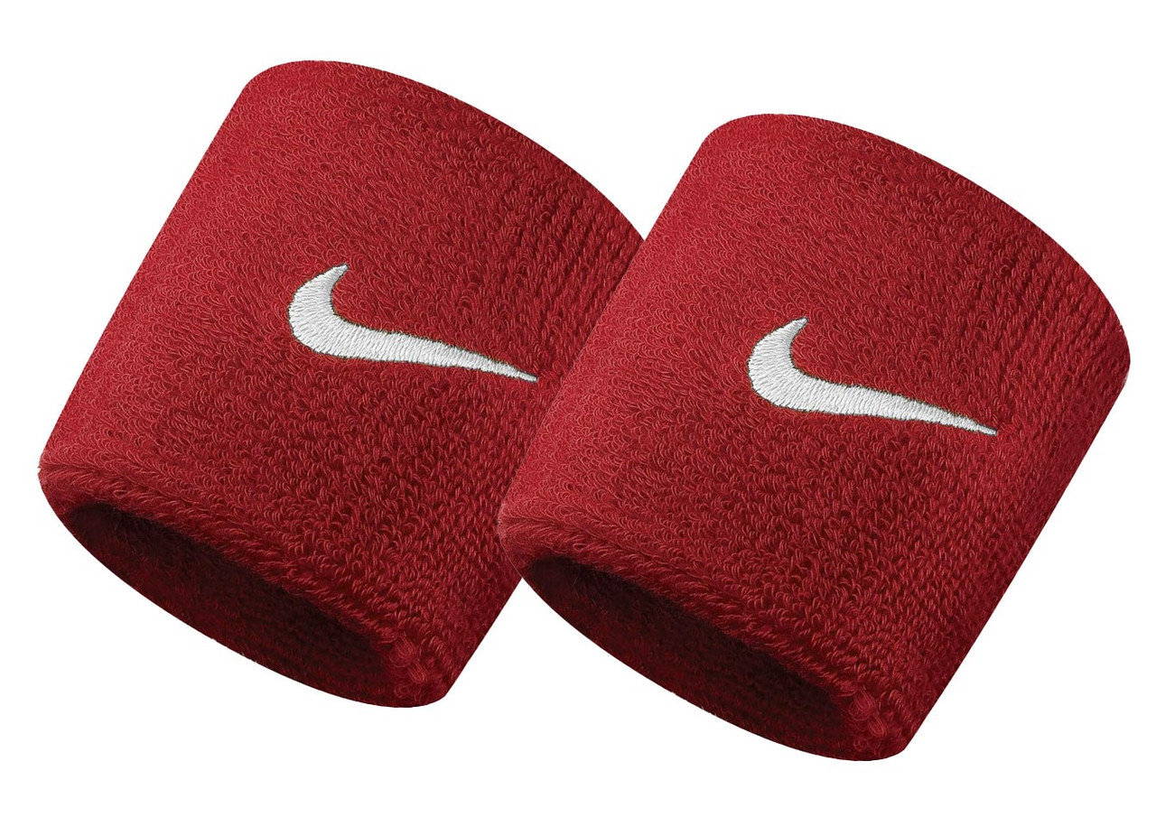 Напульсник Nike SWOOSH WRISTBANDS 2 PK VARSITY RED/WHITE OSFM червоний Уні OSFM, фото 1