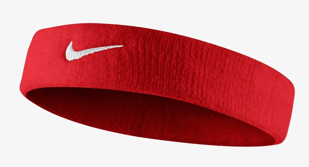 Пов'язка на голову Nike SWOOSH HEADBAND VARSITY RED/WHITE OSFM червоний Уні OSFM, фото 1