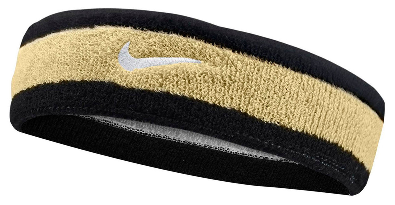 Пов'язка на голову Nike SWOOSH HEADBAND чорний, коричневий Уні OSFM, фото 1