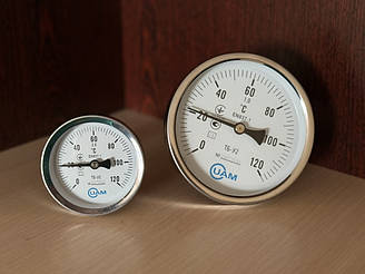 Термометри біметалеві ТБ-У2 Ду 63