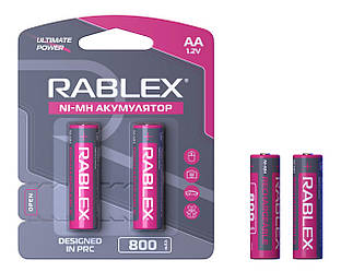 Акумулятор Rablex HR6/AA Ni-MH 800mAh 1.2V 1 шт.