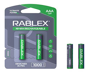 Акумулятор Rablex HR3/AAA Ni-MH 1000mAh 1.2V 1 шт.