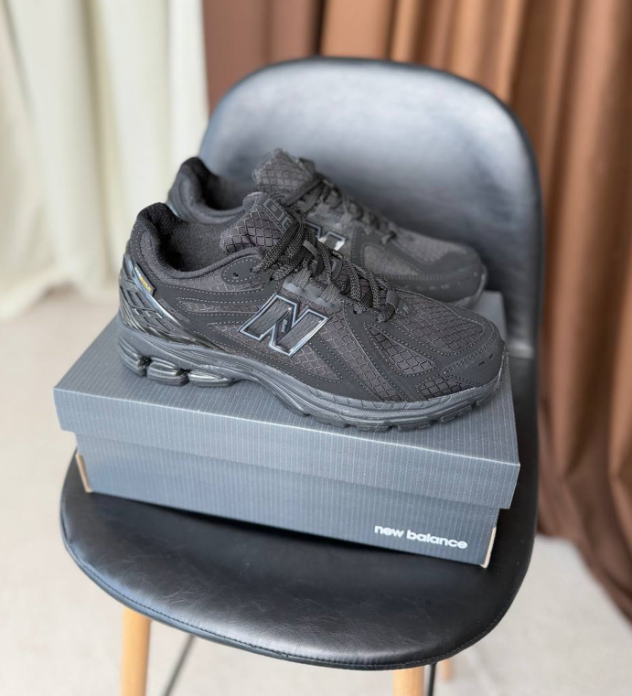 Кросівки чоловічі New Balance 1906R Cordura Black взуття Нью Баланс чорні текстиль