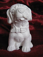 Гіпсова фігурка Собака для розфарбовування і декорування